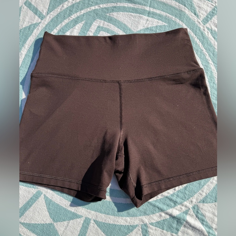Aerie - The Hugger Dark Brown Shorts